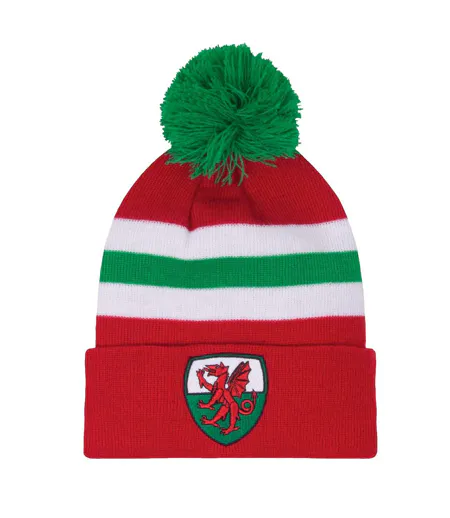 Ensemble Bonnet Et Écharpe Wales Adulte Taille Unique Rouge Blanc Vert Fan Originals