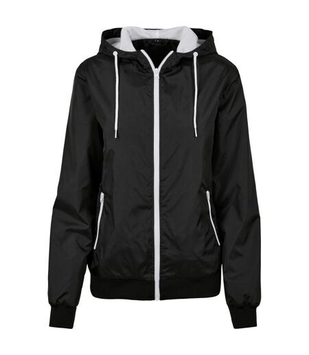 Veste Coupe-vent Femme Noir Blanc Build Your Brand