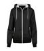 Veste Coupe-vent Femme Noir Blanc Build Your Brand-1