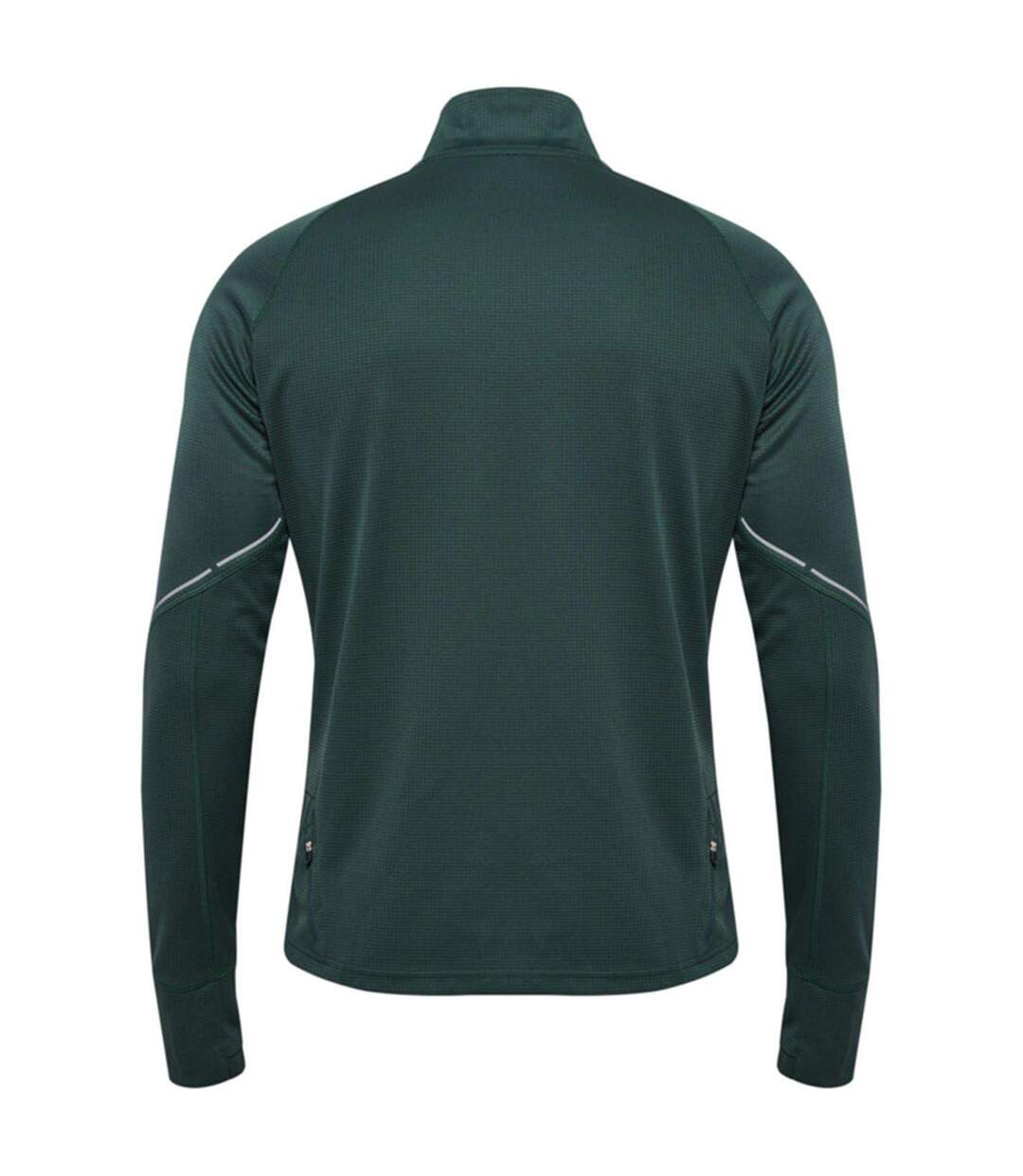 Mens Power Logo Half Zip Track Top Green Gables Newline-2