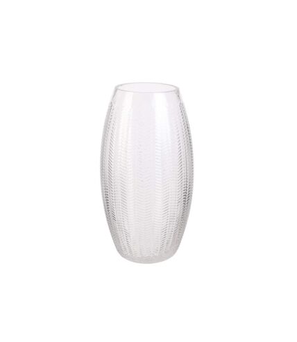 Vase Déco en Verre Magnolia 30cm Transparent