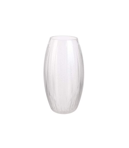 Vase Déco en Verre Magnolia 30cm Transparent