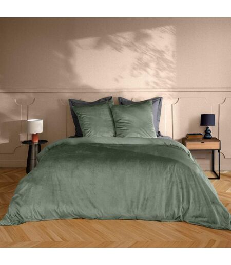 Parure de Lit 3 Pièces Velina 240x220cm Vert Cèdre