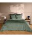 Parure de Lit 3 Pièces Velina 240x220cm Vert Cèdre-1