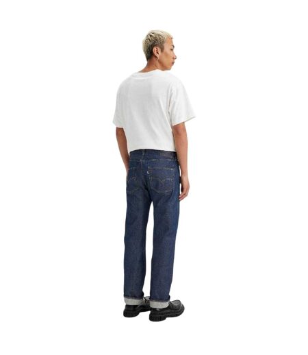 Mens 80's Mid Rise Straight Leg Jeans Dark Blue Levis