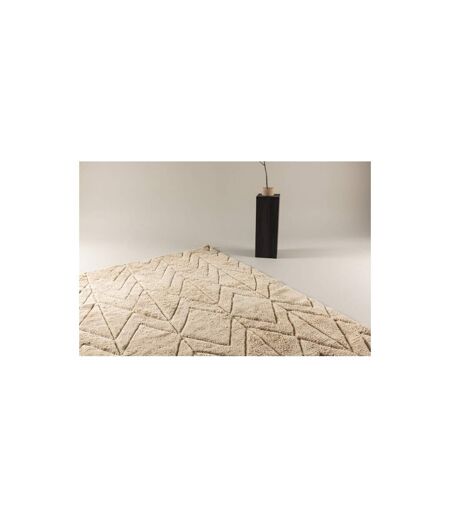 Tapis Déco en Laine Zoe 200x300cm Beige