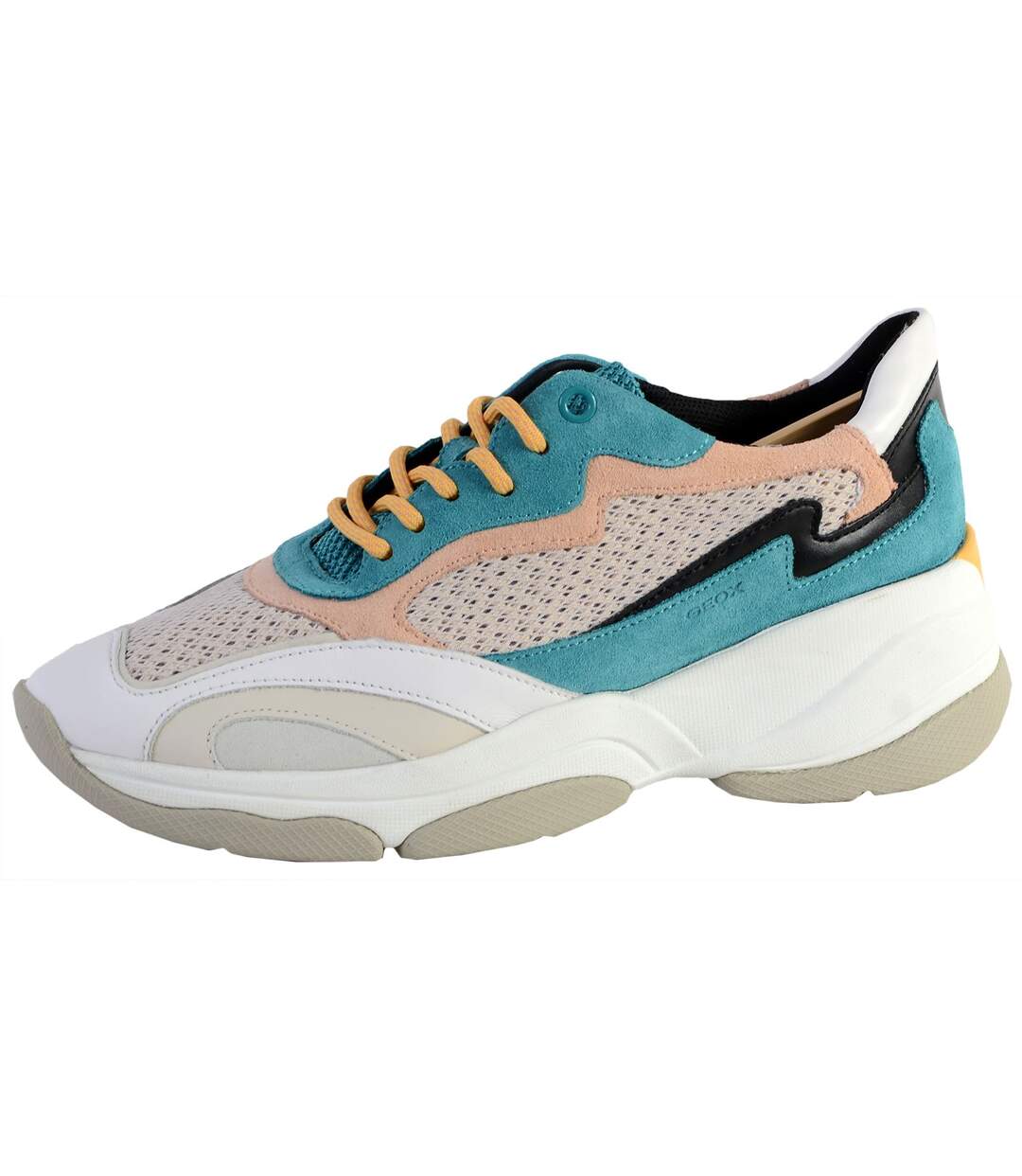 Basket Geox D Kirya B- Suede+Mesh-1