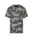 T-shirt Simple Homme Noir Gris Gris Clair Urban Classics-1