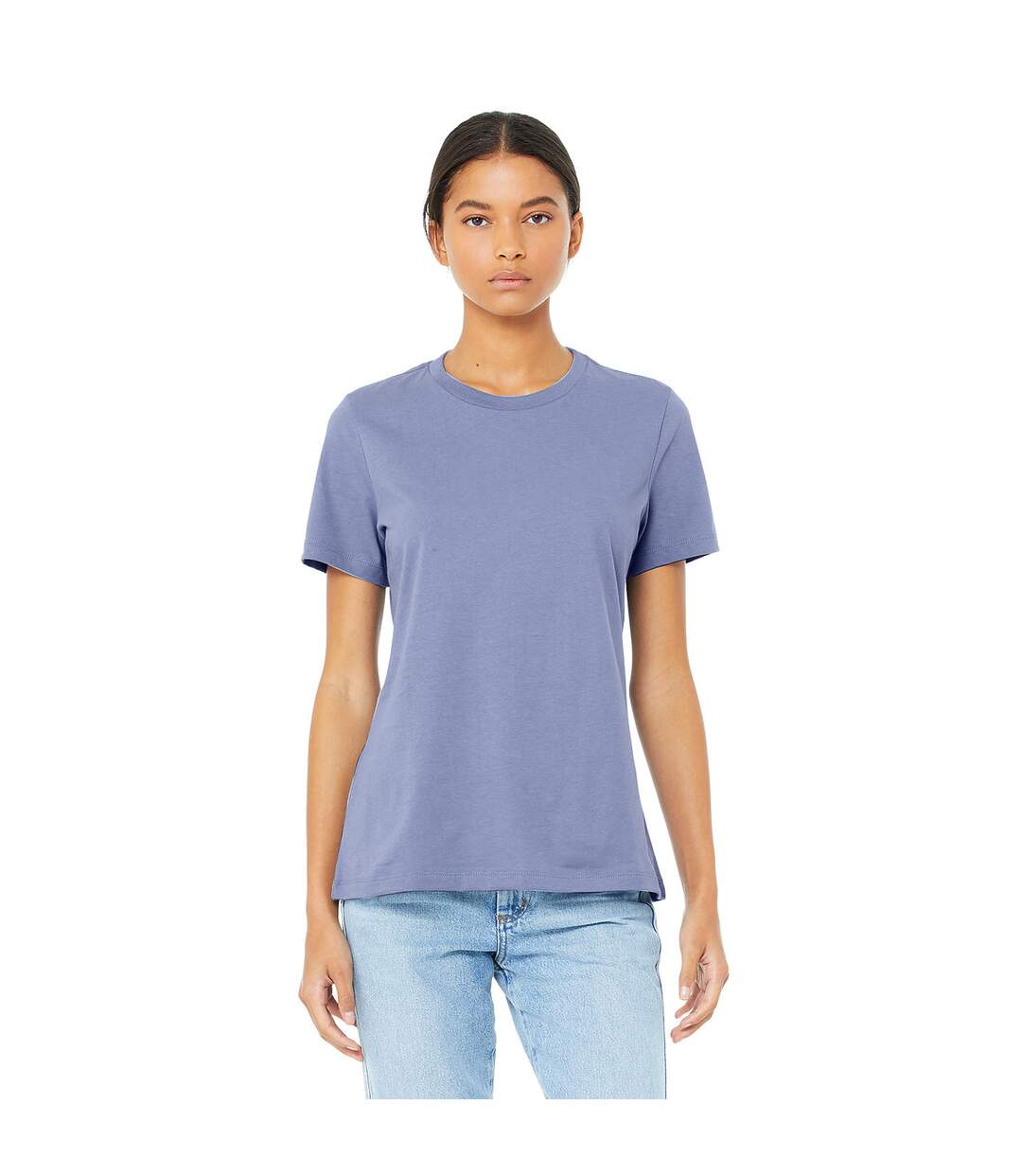 T-shirt Femme Bleu Lavande Bella + Canvas-4