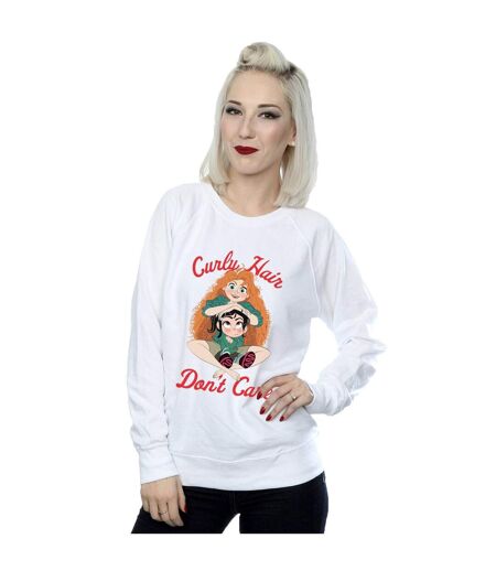 Disney - Sweat WRECK IT RALPH MERIDA AND VANELLOPE - Femme (Blanc) - UTBI43141