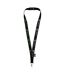Unisex Adult Tom Recycled Lanyard Solid Black Bullet-2