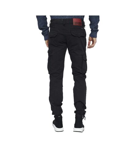 Pantalon Cargo Noir Homme Paname Brothers Jokair