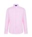 Mens Cotton Twill Long-sleeved Shirt Pink Haines And Bonner-2