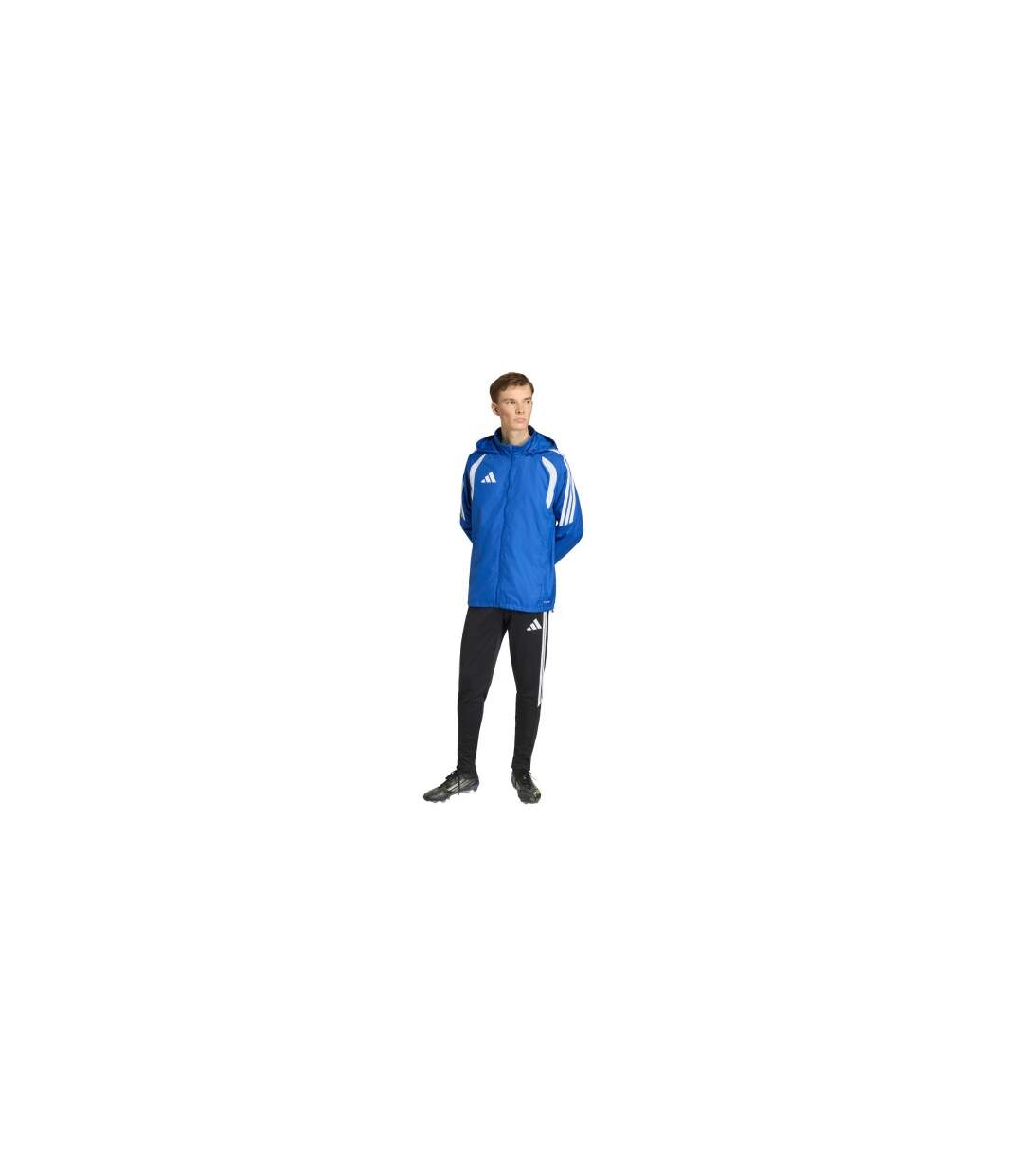 Coupe-vent Motif/style 3 Rayures Tiro Homme Bleu Adidas-1