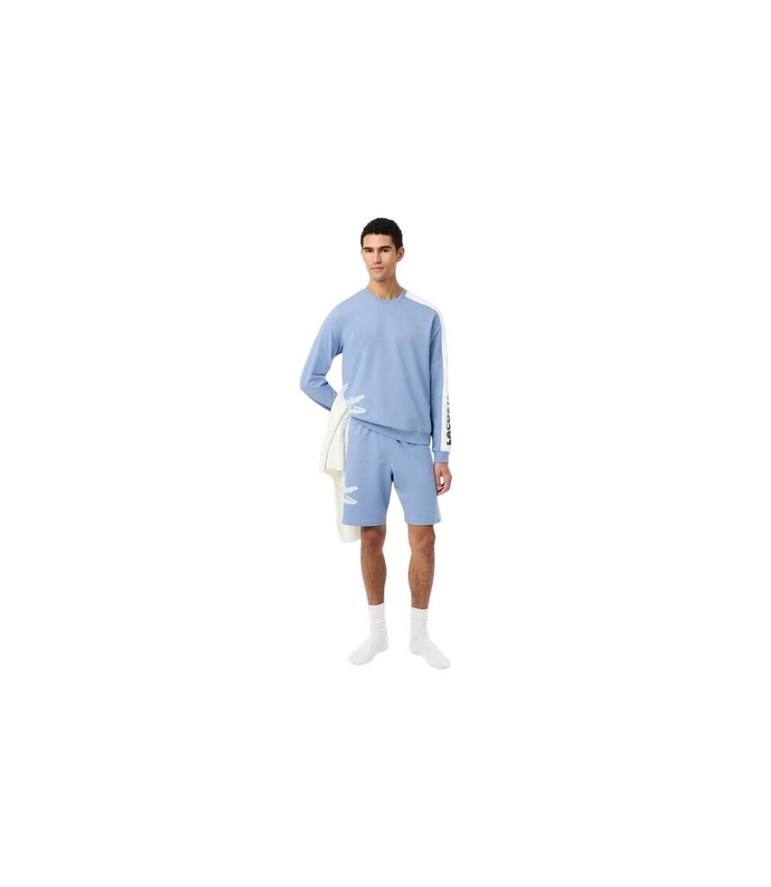 Sweat Manches Longues Détente Homme Bleu Lacoste-1