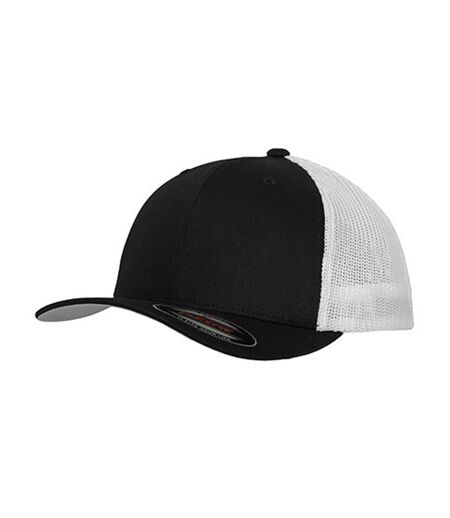 Casquette Trucker Motif/style Deux Tons Noir Flexfit