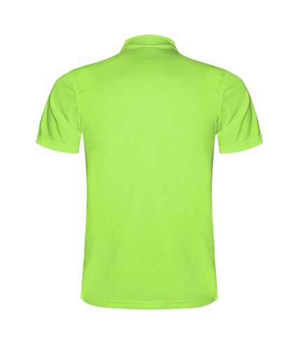 Roly Mens Monzha Short-Sleeved Polo Shirt (Lime)