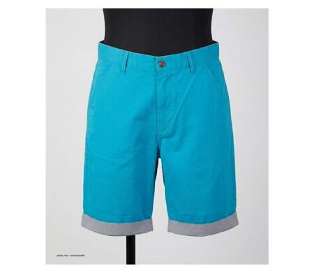 Bermuda uni avec revers CHALLENGER IBIZA1 : le short 100% coton au style casual chic