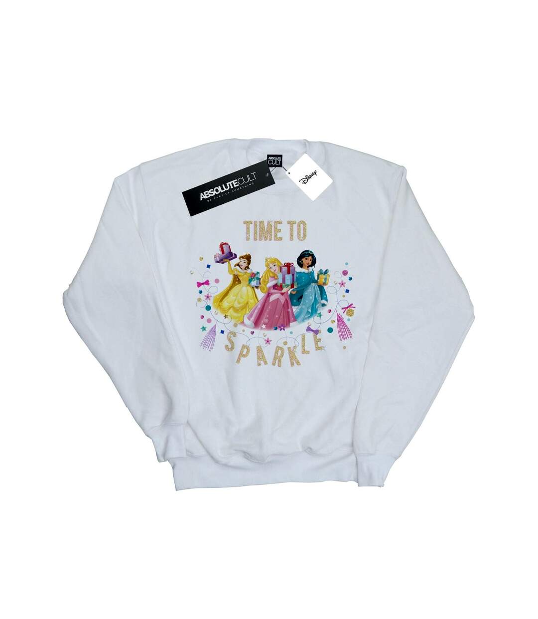 Disney Sweat-shirt Princess Time To Sparkle - Femmes/Ladies (Blanc) - UTBI49427-1