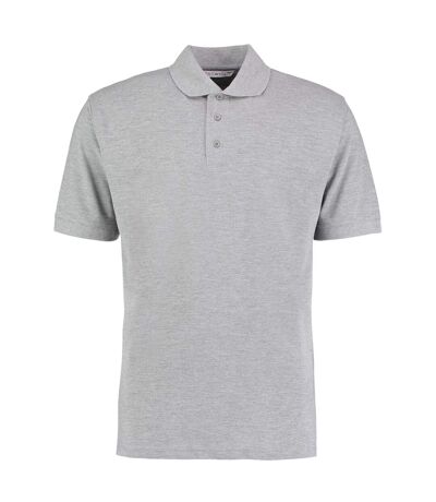 Kustom Kit Mens Classic Fit Cotton Klassic Superwash Polo (Heather Gray Marl)