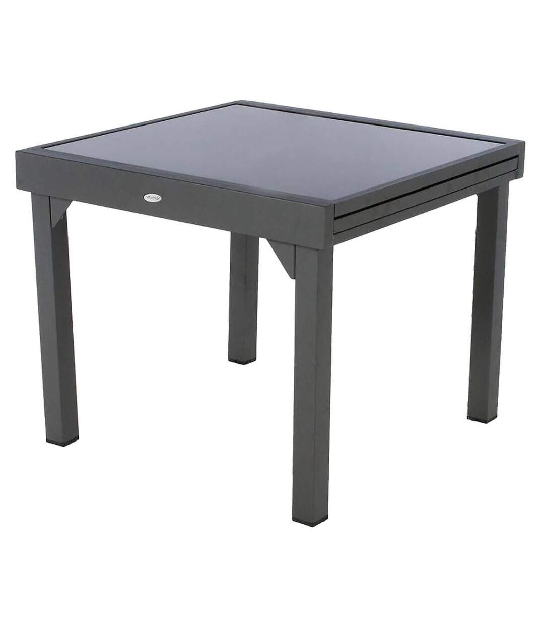 Table de jardin extensible Piazza - 8 Personnes - Gris graphite-2