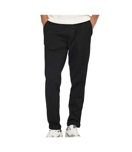 Pantalon Fluide Noir Homme Only & Sons Linus - L