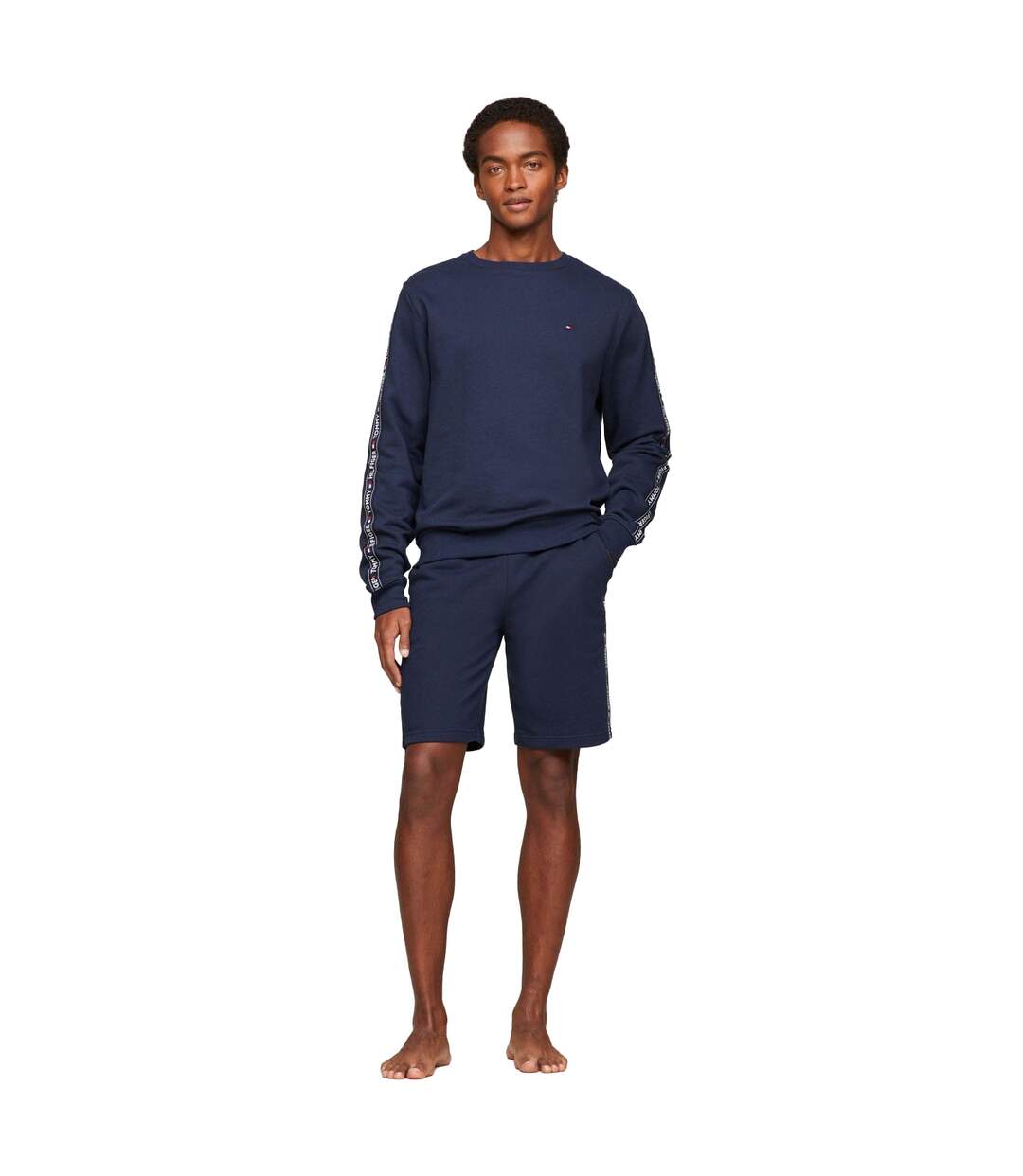 Sweat Homme Bleu Marine Tommy Hilfiger-4