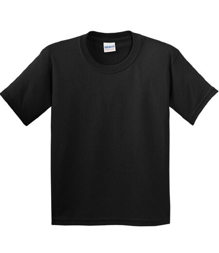 Youth Unisex Heavy Cotton T-shirt Black Gildan