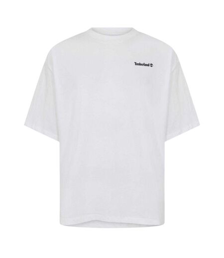 Mens Oval Logo Regular T-shirt White Timberland