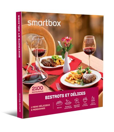 Bistrots et délices - SMARTBOX - Coffret Cadeau Gastronomie