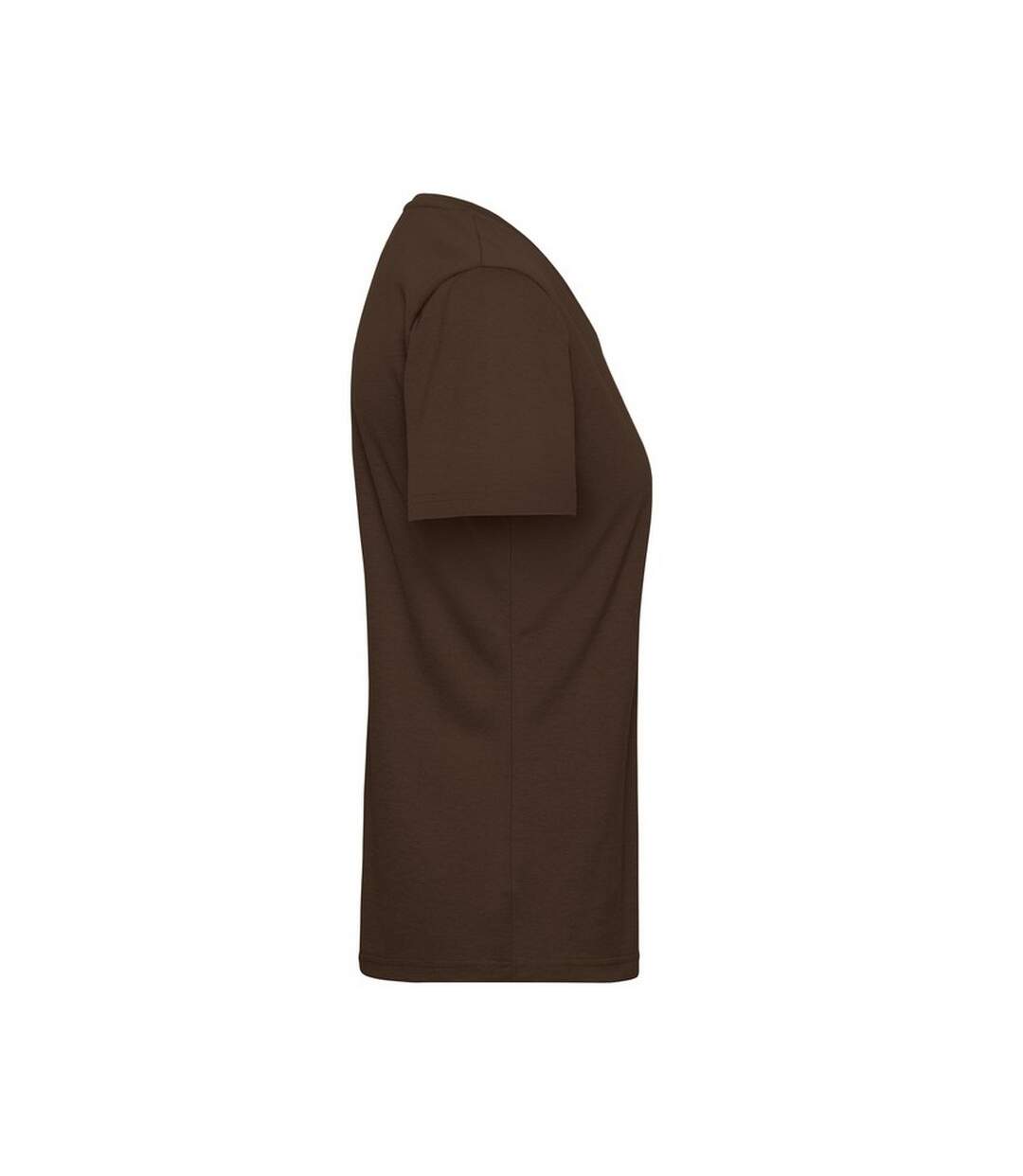 T-shirt Bio Workwear Femme Marron James And Nicholson-3