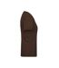 T-shirt Bio Workwear Femme Marron James And Nicholson-3