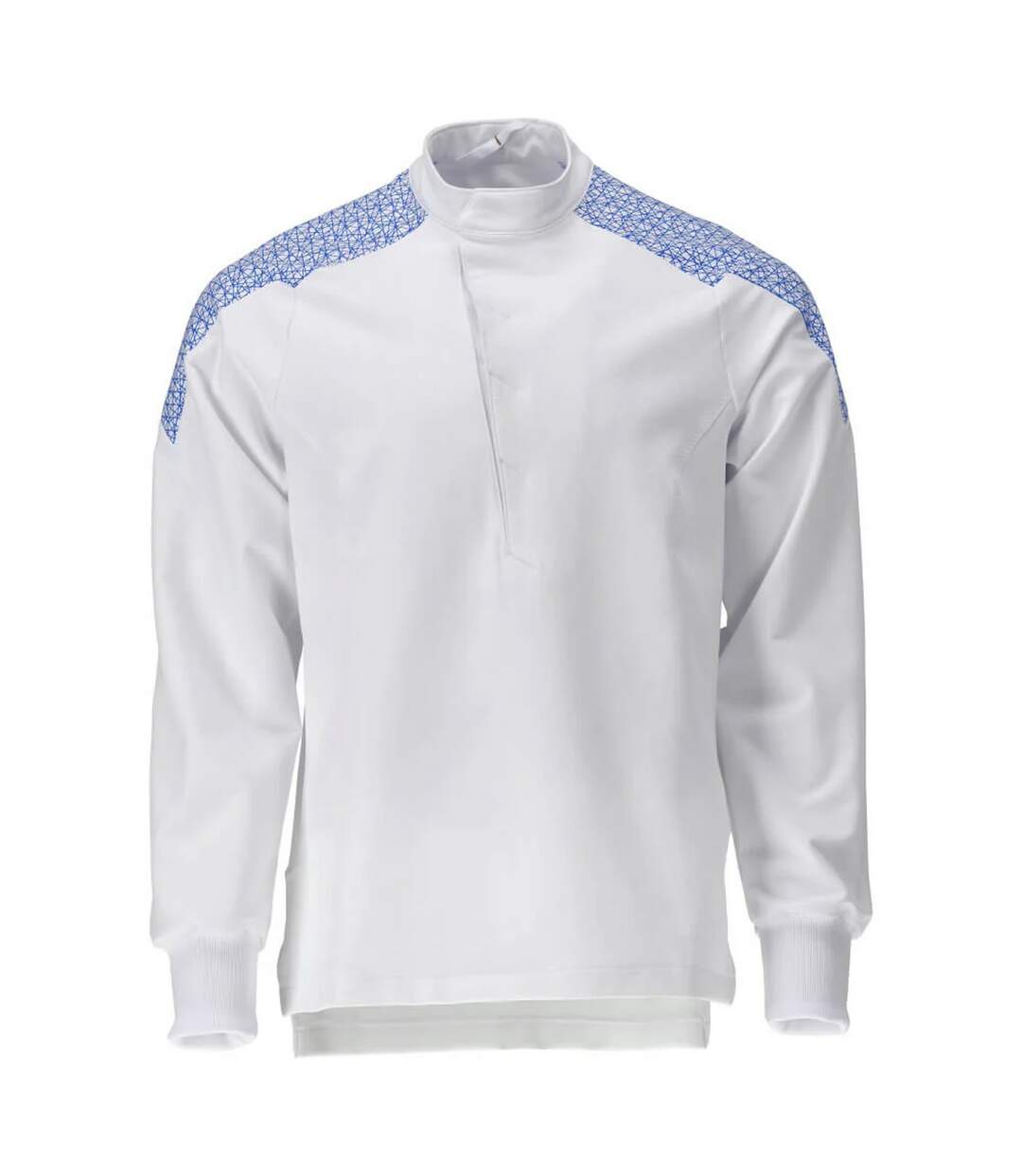 T-shirt De Cuisinier Smock Food & Care Homme 2xl Blanc Blanc Azur Azur Mascot-1