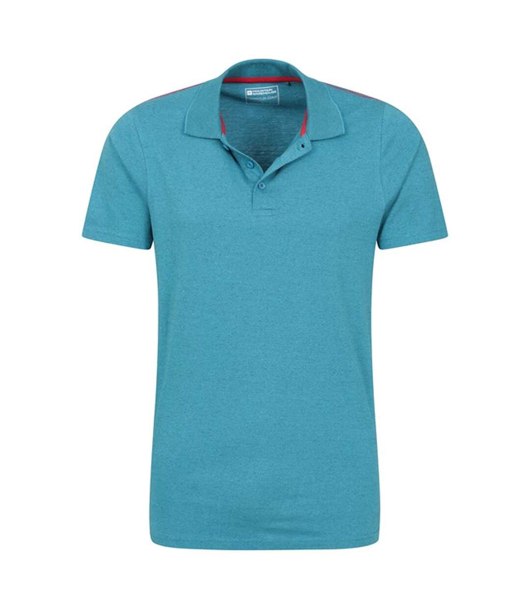 Polo cordyline homme bleu sarcelle foncé Mountain Warehouse-4