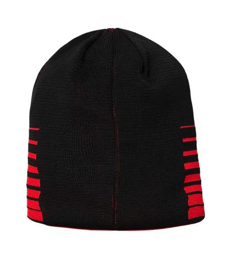 Mens Liga Reversible Beanie Red Black Puma