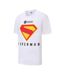 Mens Cotton T-shirt White Red Yellow Superman-3