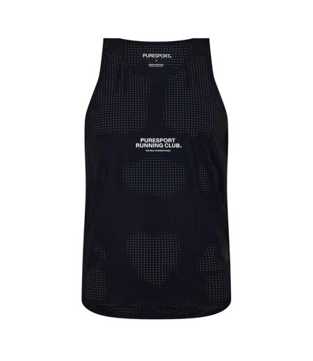 Mens Performance Tank Top Black Puresport