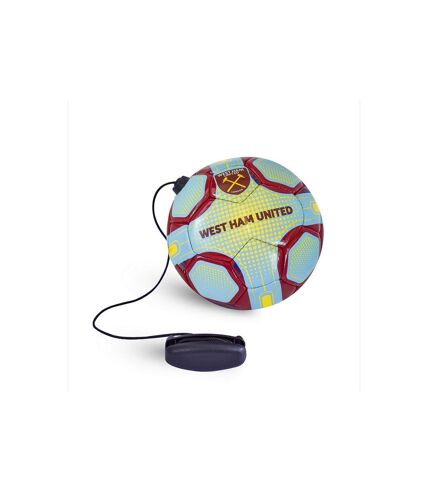 West Ham United FC - Mini ballon de foot (Bordeaux / Bleu) (Taille 2) - UTSG22266