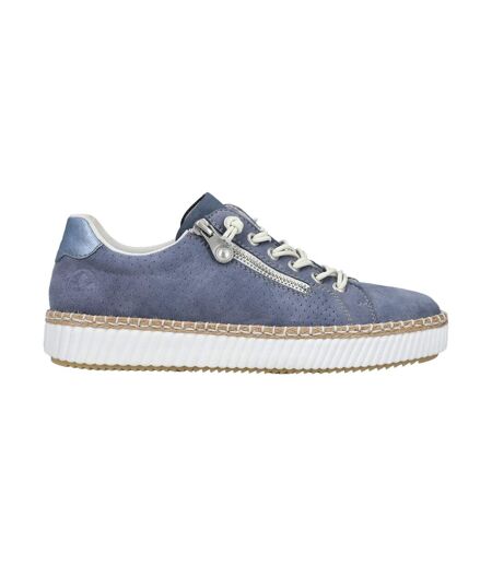 Basket Basse Cuir Rieker Sheepsuede