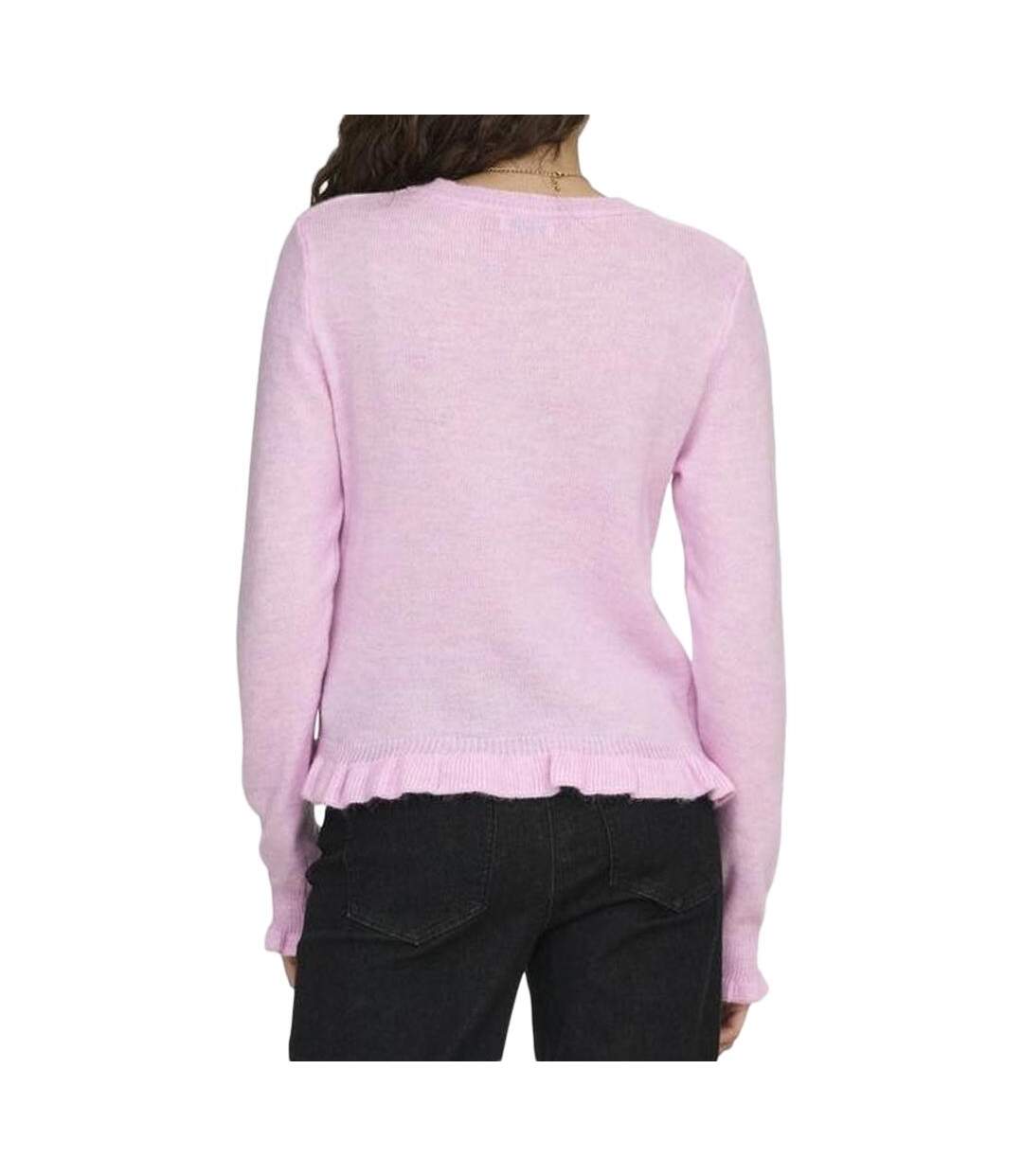 Gilet rose femme jdy letty-2