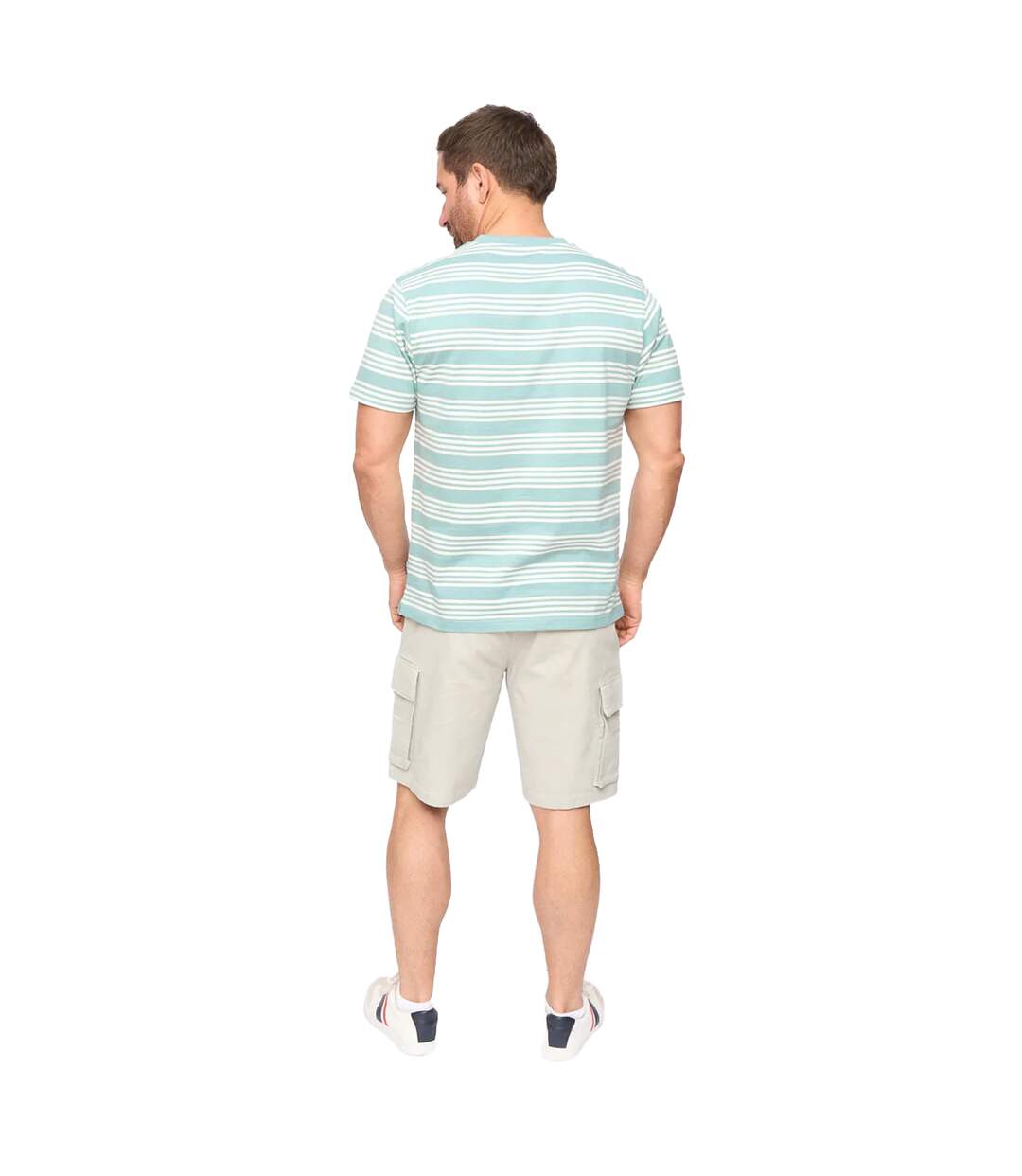 T-shirt Brigman Homme Bleu Sarcelle Flammé Bewley & Ritch-3