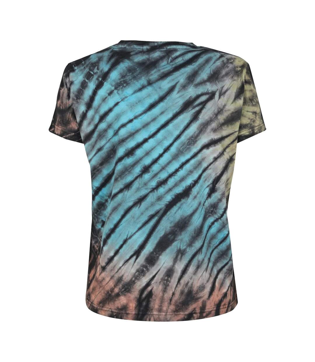 T-shirt Motif/style Tie-dye Femme Noir Urban Classics-2