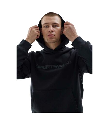 Sweat À Capuche M1259 Homme Noir 4F