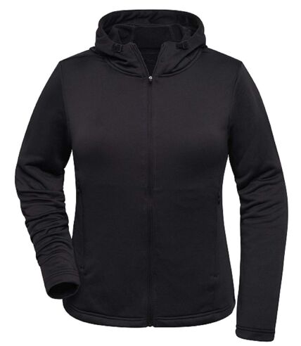 Sweat shirt à capuche - Femme - JN531 - noir