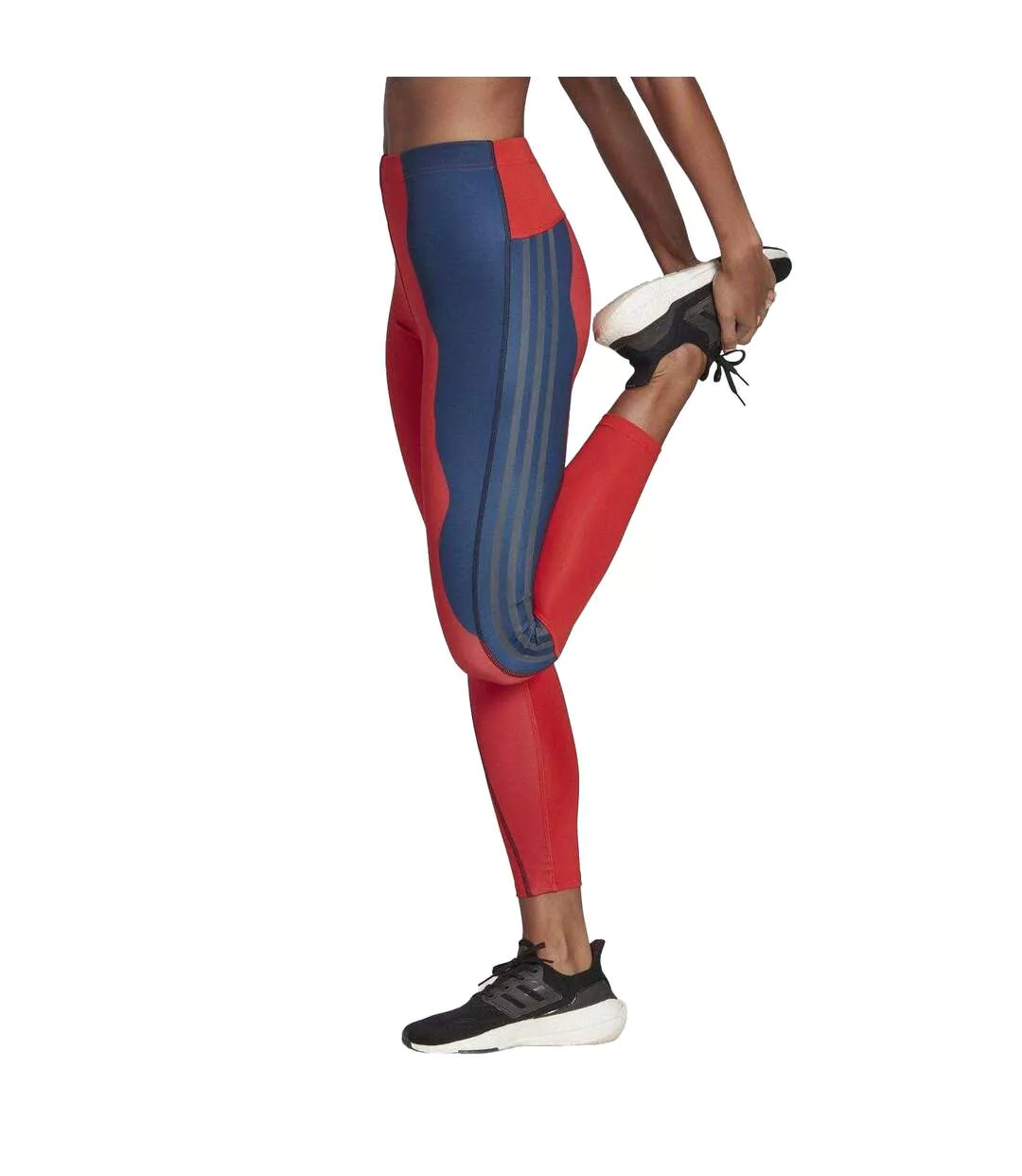 Legging Motif/style 3 Rayures Marimekko Run Icons Femme Noir Adidas-2