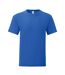 Mens iconic 150 t-shirt royal blue Fruit of the Loom