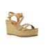 Sandales fern femme jaune or Lunar-1