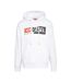 Sweat À Capuche Motif Coupé Homme Blanc Diesel-1