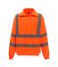 Yoko Mens Hi-Vis Quarter Zip Sweatshirt (Orange) - UTBC5466