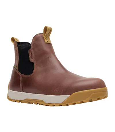 Bottes De Pont En Cuir Pleine Fleur Pour Hommes Marron Xtratuf